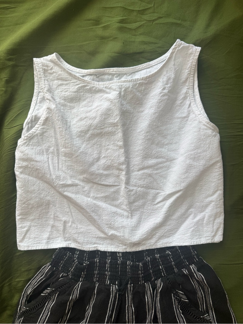 Sleeveless Cotton Top